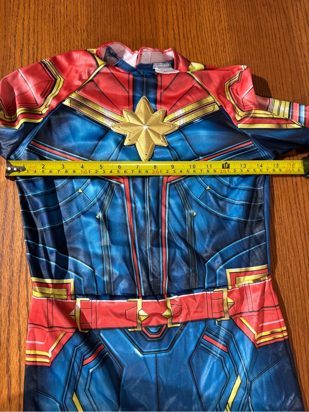 Marvel Captain Marvel Hero Costume Child Medium Light Up Halloween Cosplay - Picture 5 of 8